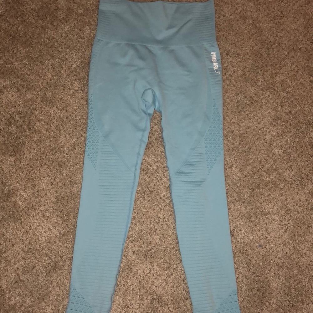 Gym shark light blue leggings